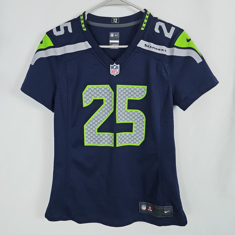 Nike Seattle Seahawks Richard Sherman NFL Football Jersey #25 Women’s Sz Small